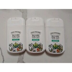 Poo-Pourri Beach Bum Toilet Freshener Spray Coconut Orchid‎ Praline 1 oz. 3 Pack